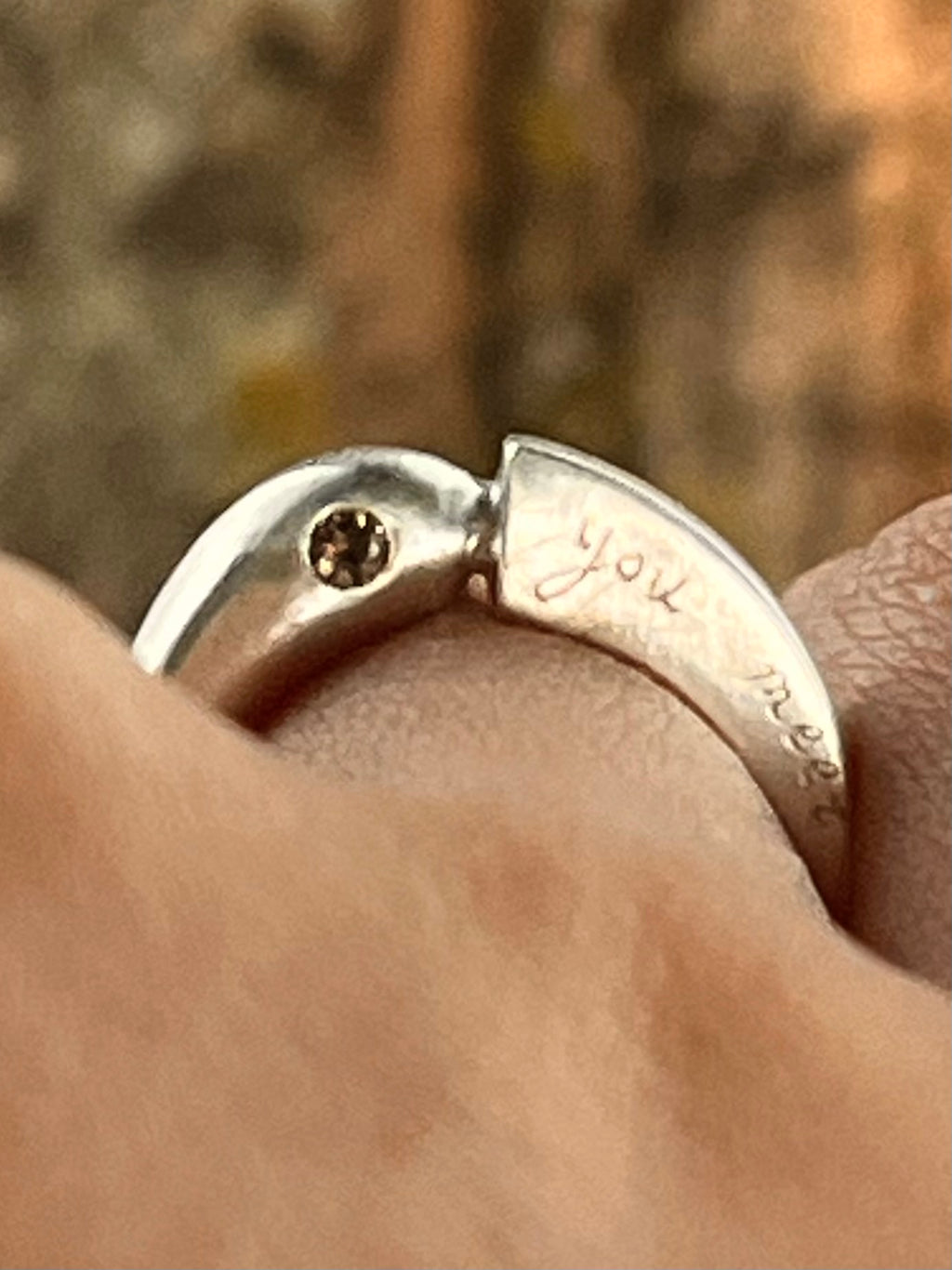 poem mannam ring (thin)