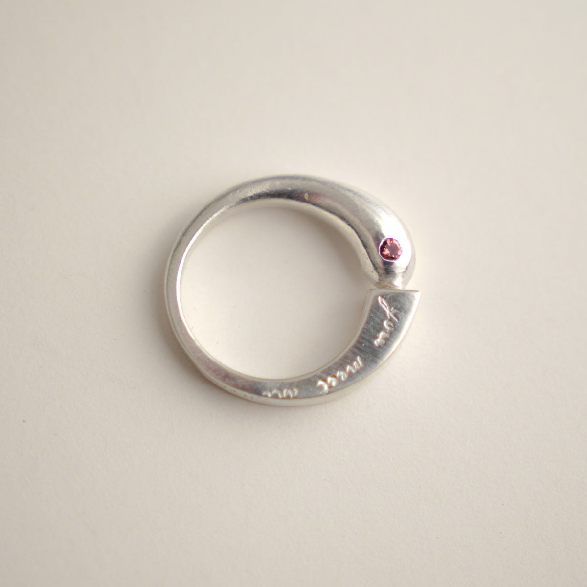 poem mannam ring (thin)