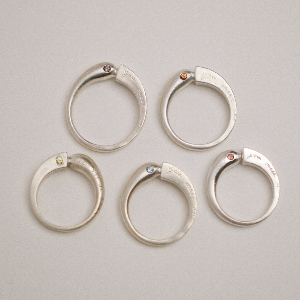 poem mannam ring (thin)