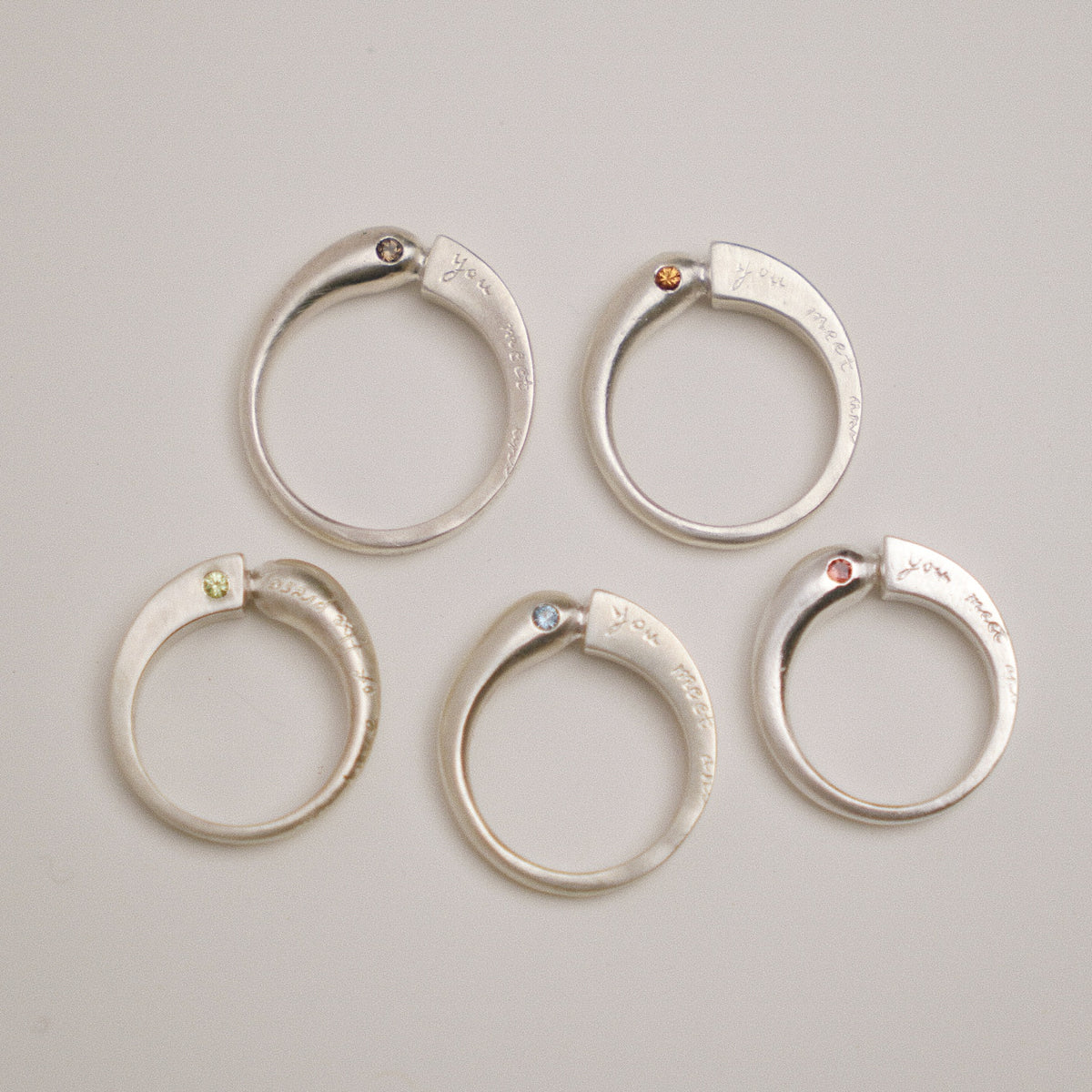 poem mannam ring (thin)
