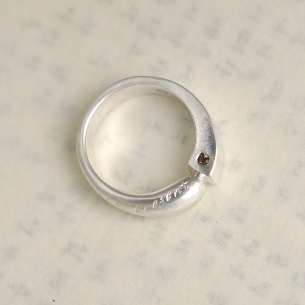poem mannam ring (thick)