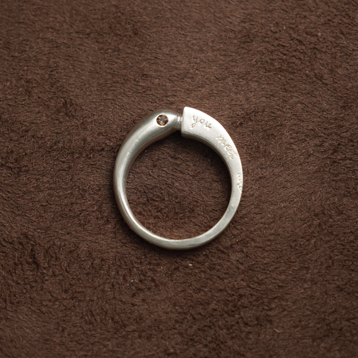 poem mannam ring (thin)